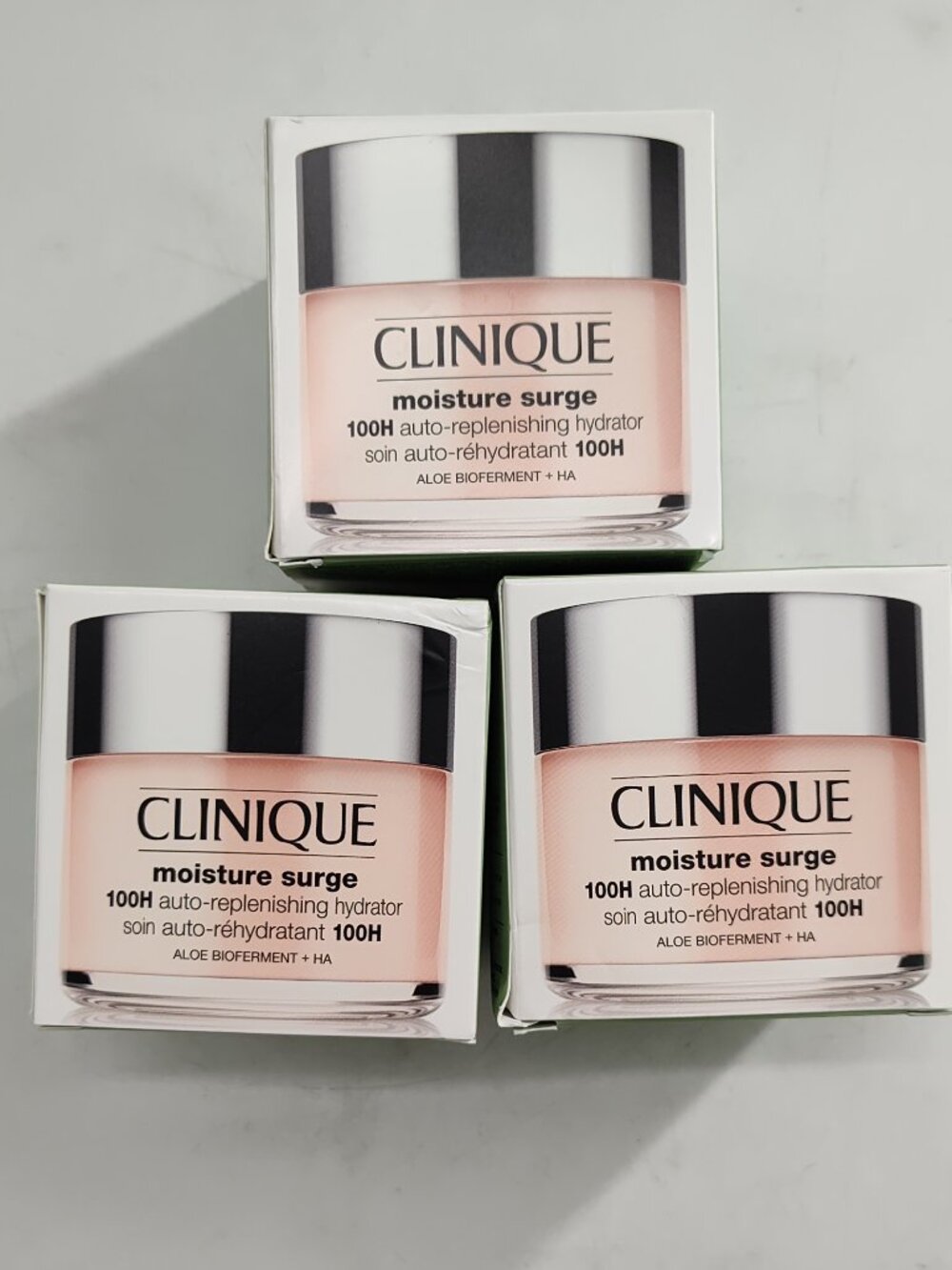 Clinique Moisture Surge 100H Auto-Replenishing Hydrator Oil 4.2oz 3pk PA#835@CMK